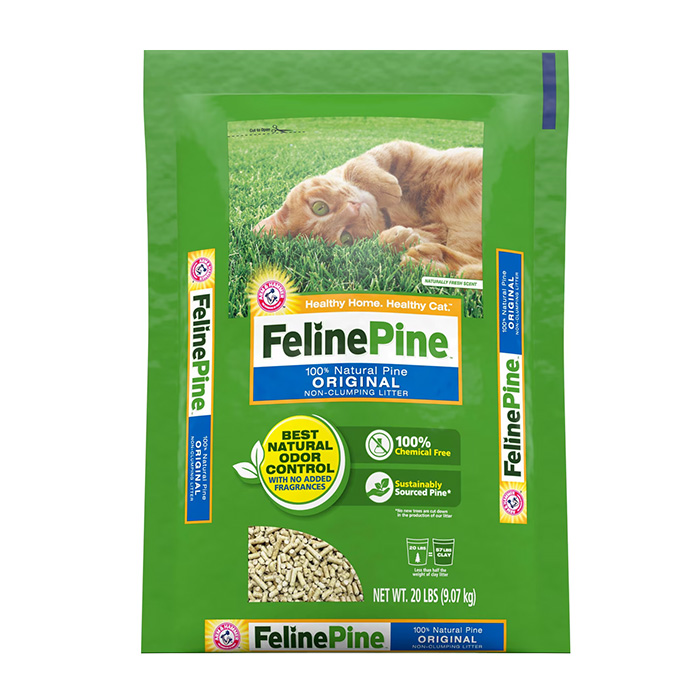 Feline Pine Original Non-Clumping Wood Cat Litter