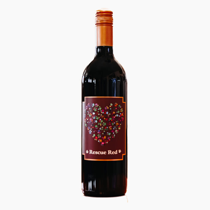 rescue red wine in a bottle