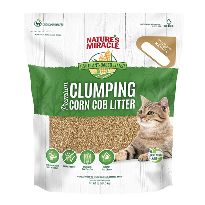 Nature's Miracle Premium Scented Clumping Corn Cat Litter