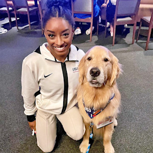 USA Gymnastics “Goodest Boy” Therapy Dog.