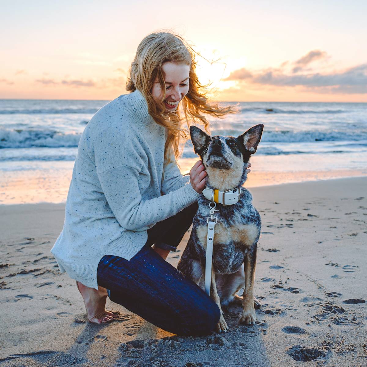 Haley Young and her dog, Scout