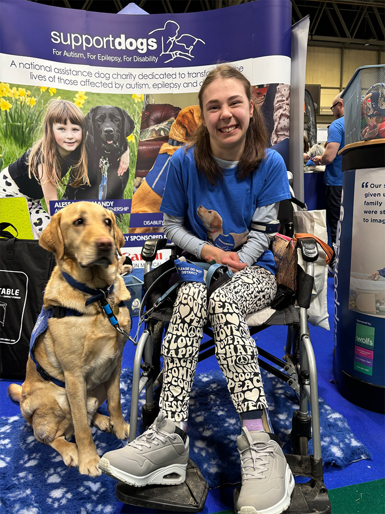 Support dogs at Crufts