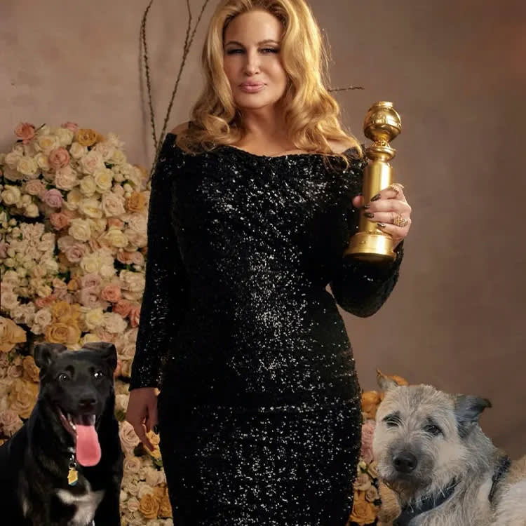 Jennifer Coolidge and her dog