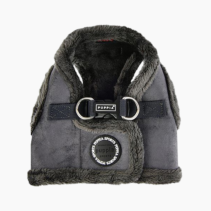 sherpa lined harness in black