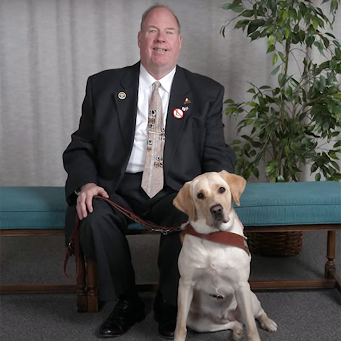 Roselle hero guide dog 