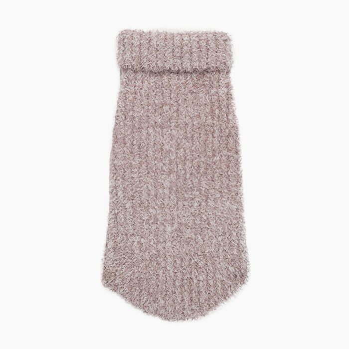 fuzzy turtleneck sweater