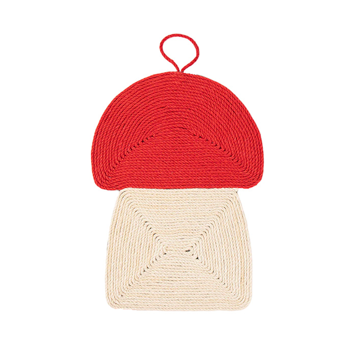 Happy & Polly Mushroom-Shaped Cat Scratcher
