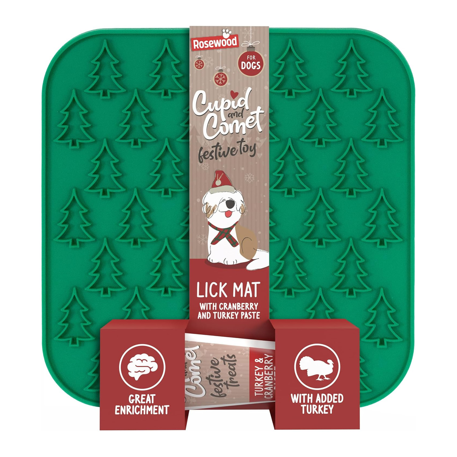 
Rosewood Christmas Lickmat for Dogs