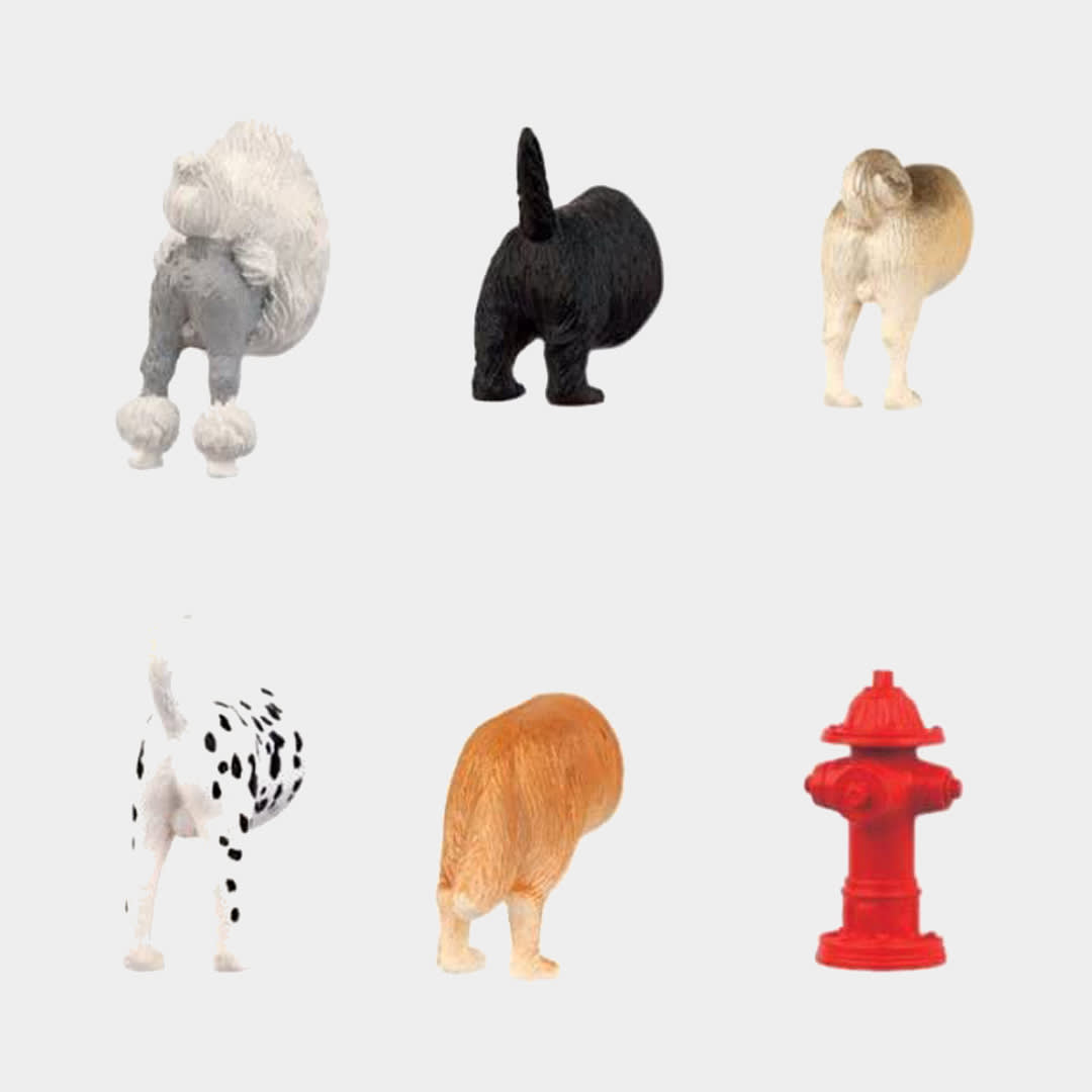 Kikkerland Dog Butts Animal Magnets