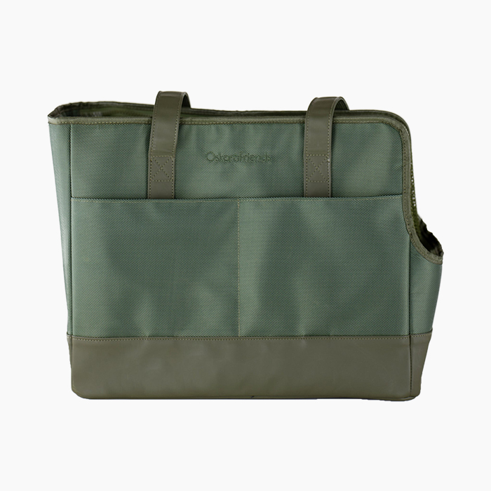 green tote bag