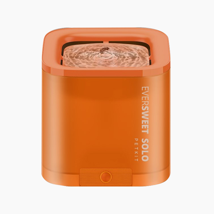 the water fountain in orange