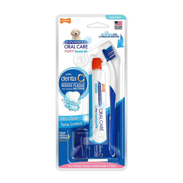 Nylabone Advanced Oral Care Original Flavor Puppy Dental Kit