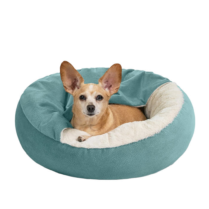 Best Friends by Sheri Calming Cuddler Covered Donut Bed