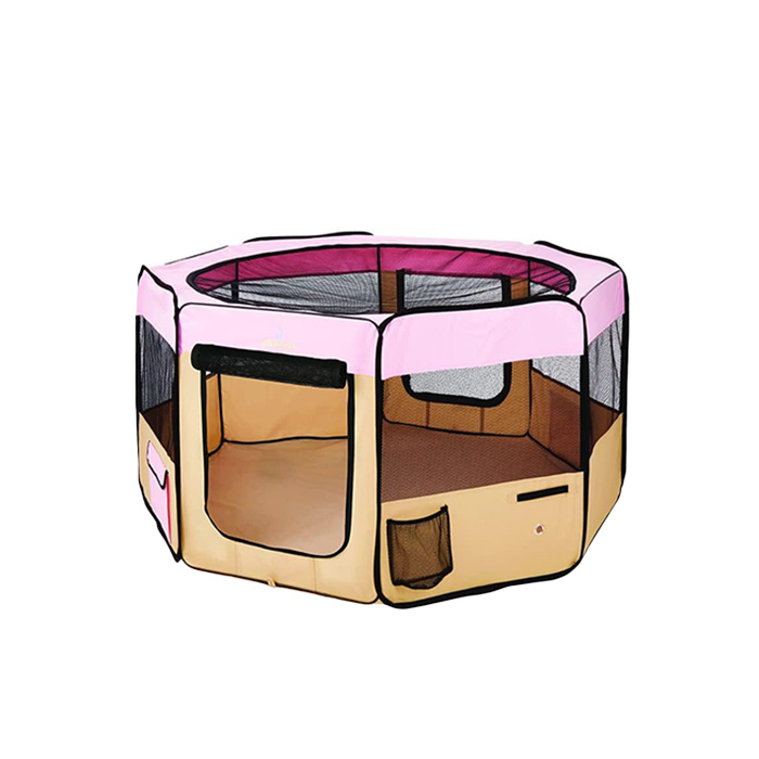 Zampa Puppy Pop Up Portable Playpen for Dog and Cat, Foldable