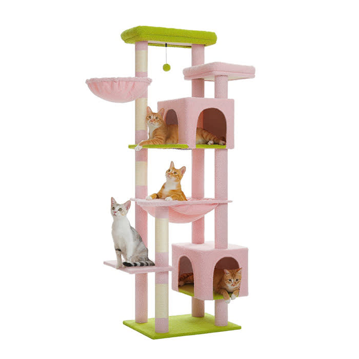 Large Hammock Polyester Cat Tree Condo