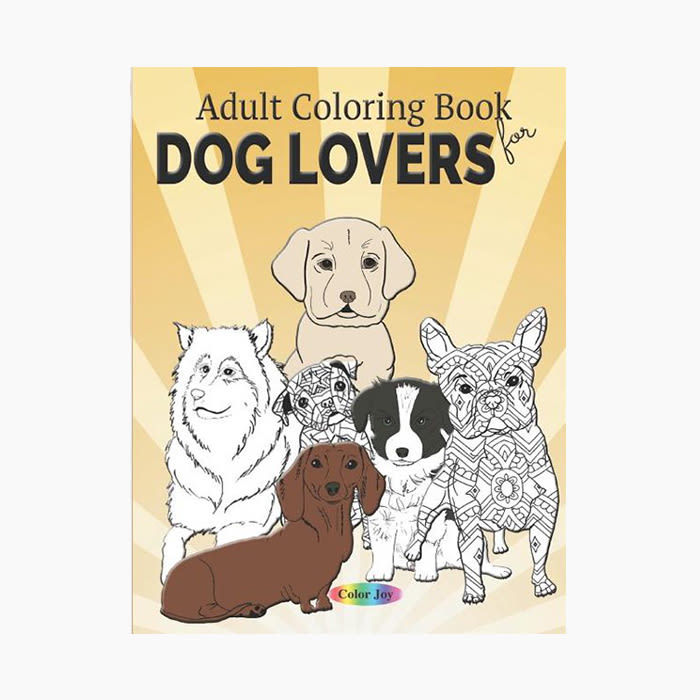 Adult Coloring Book for Dog Lovers