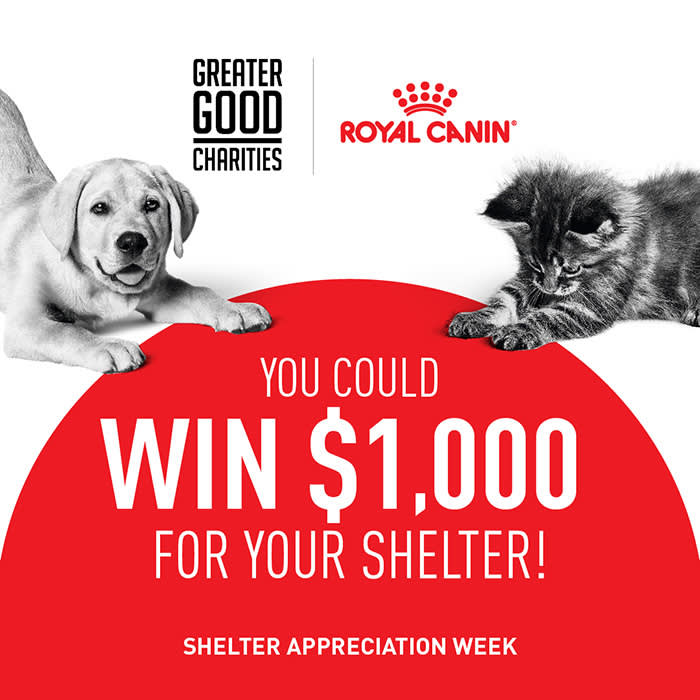 royal canin Shelter Appreciation Week