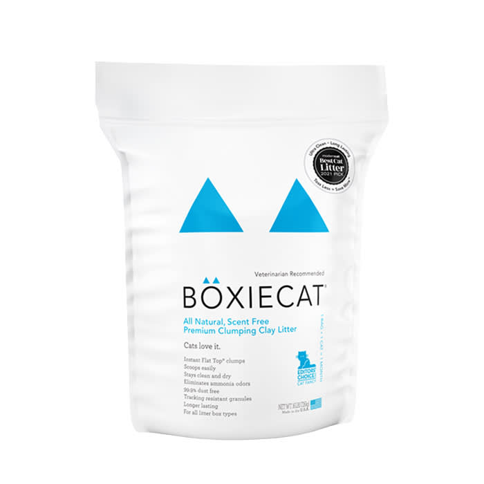 Boxiecat Unscented Odor Control Clumping Clay Cat & Kitty Litter