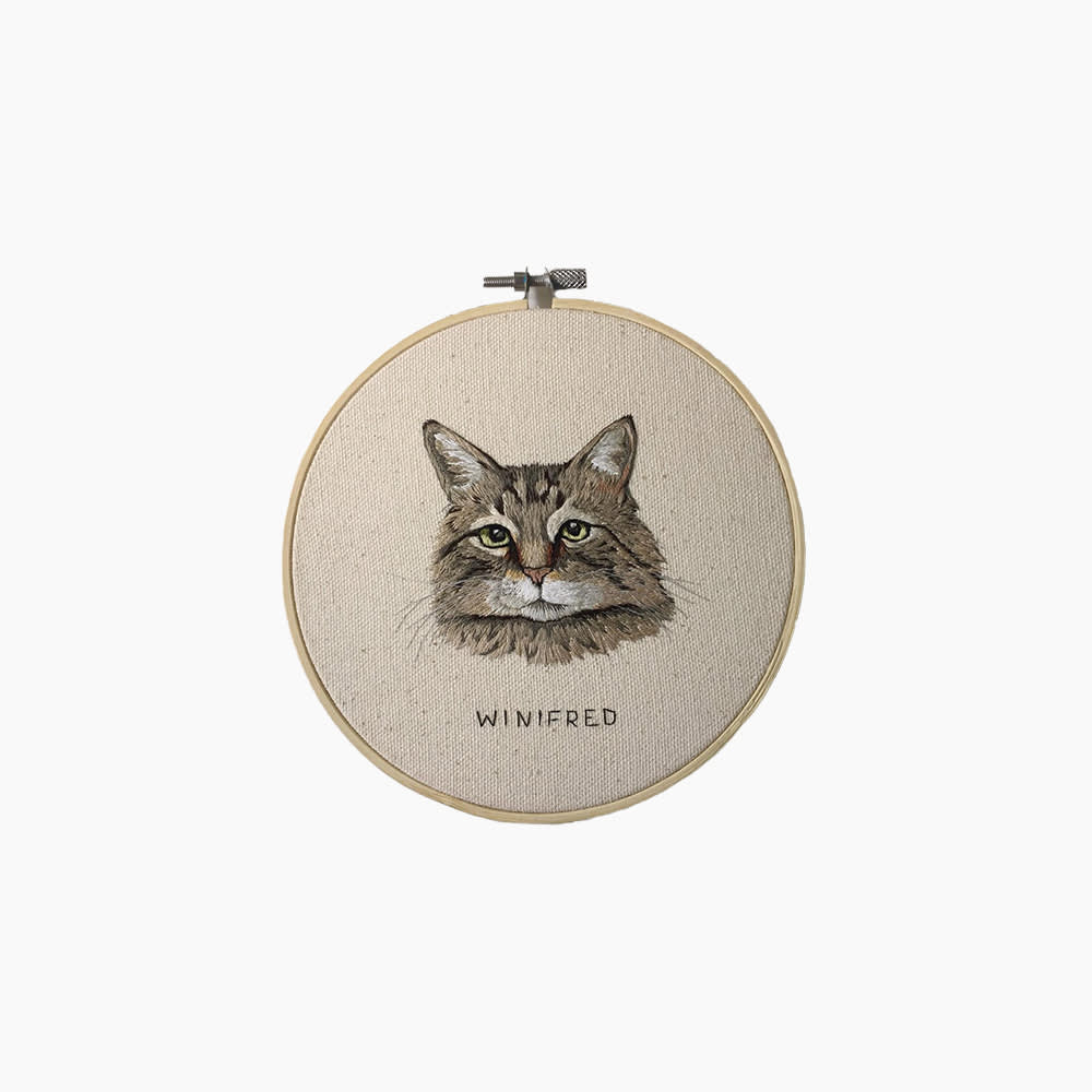 custom cat embroidery
