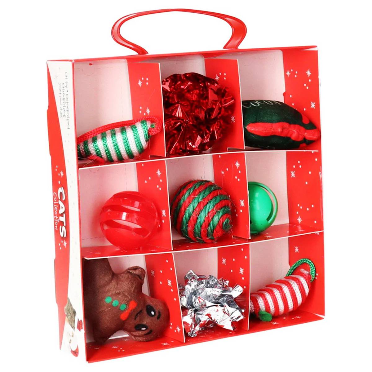 Cat Toy Advent Calendar 9-Piece Festive Countdown