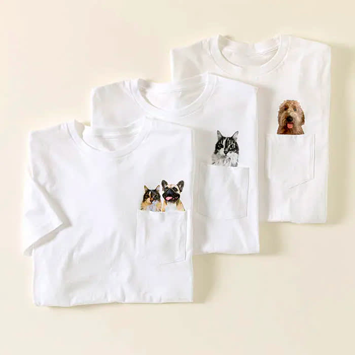Uncommon Goods custom pet t-shirt