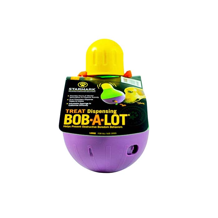 Hot StarMark Bob-A-Lot Interactive Dog Toy, Small, New
