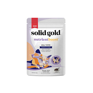 the food topper in a white bag