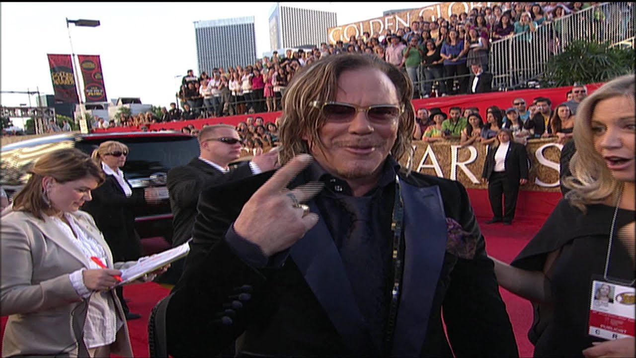 Mickey Rourke Wins Best Actor Motion Picture Drama - Golden Globes 2009