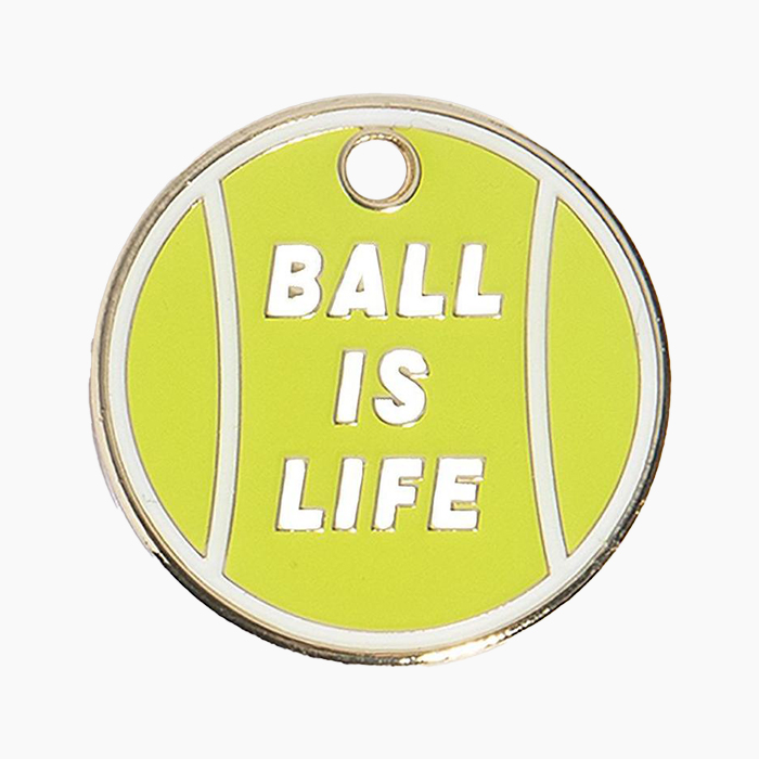Trill Paws Ball Is Life ID Tag
