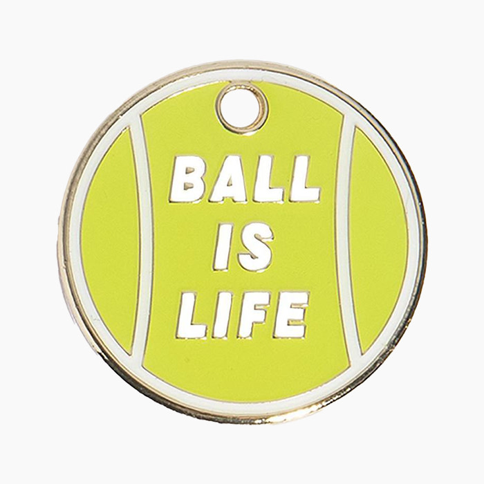 Trill Paws Ball Is Life ID Tag
