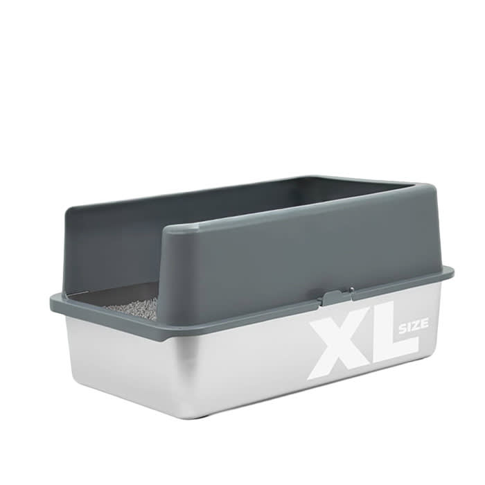 iPrimio XL Stainless Steel Litter Box with Lid