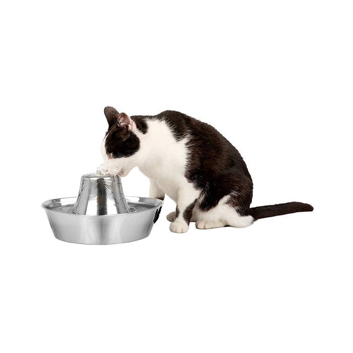PetSafe Seaside Stainless Steel Cat Water Fountain