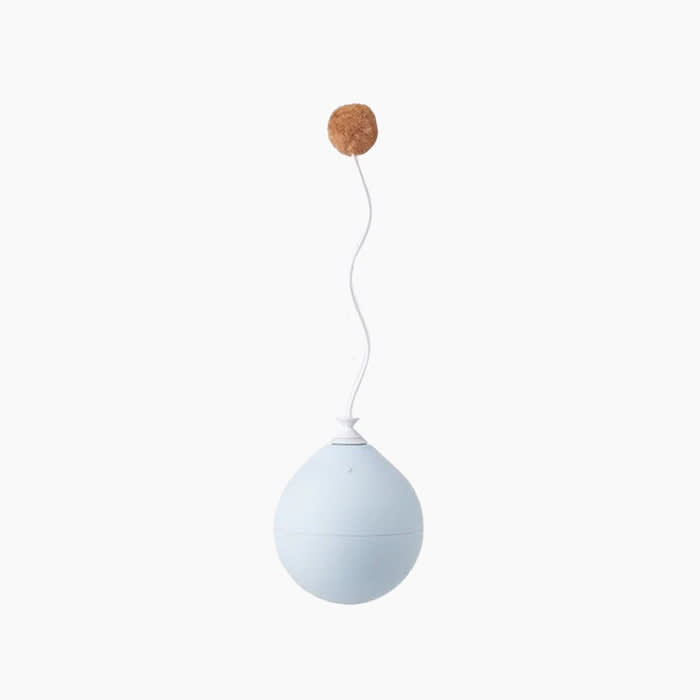 interactive cat toy with blue bulb