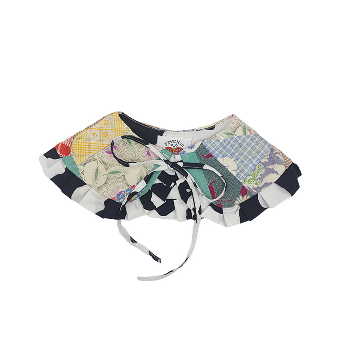 tiny quilted dog collar