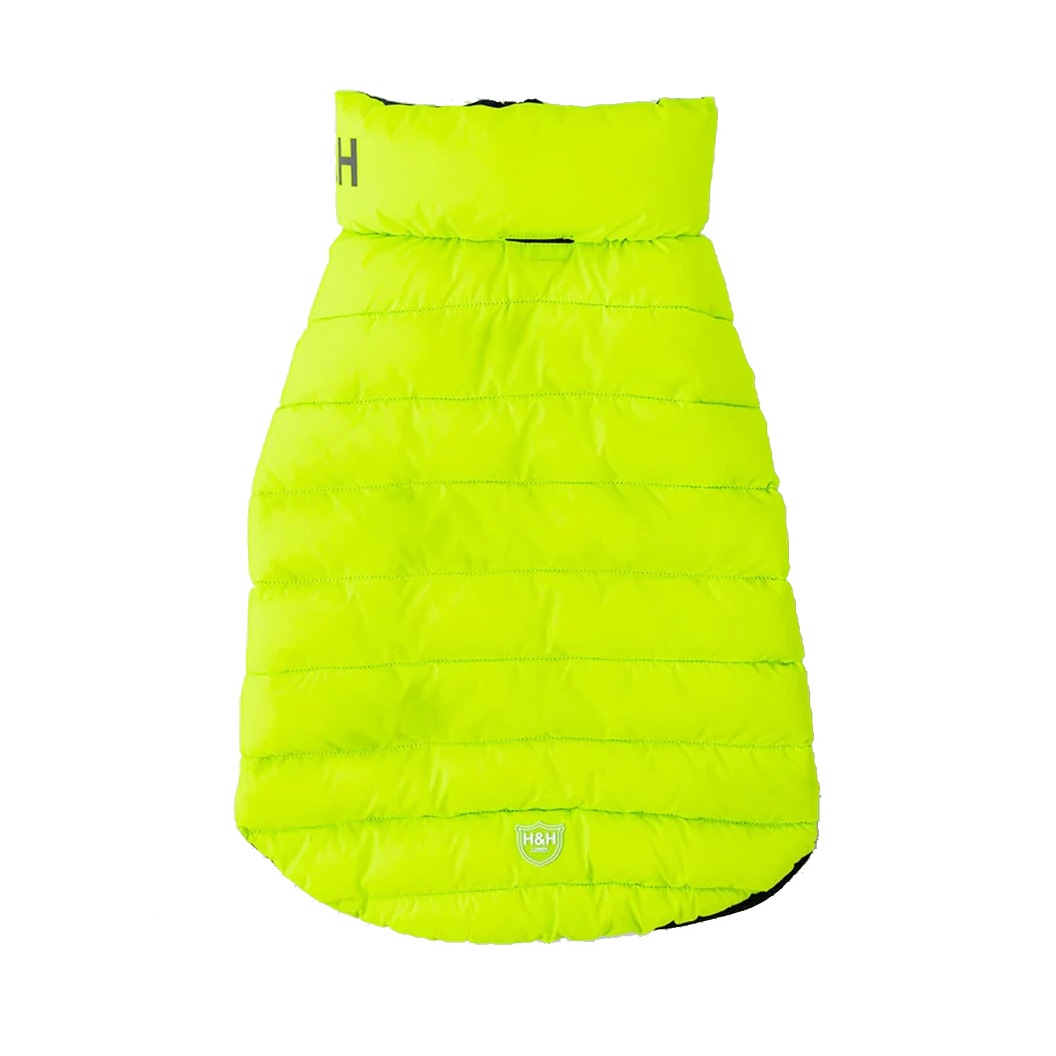 Hugo & Hudson Reversible Dog Puffer Jacket in Green and Navy