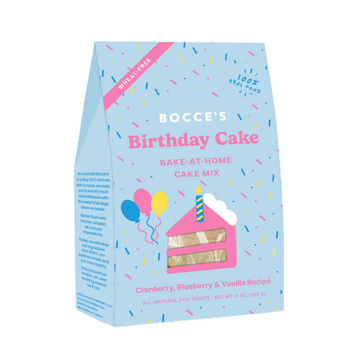 Bocce's Bakery birthday cake treats