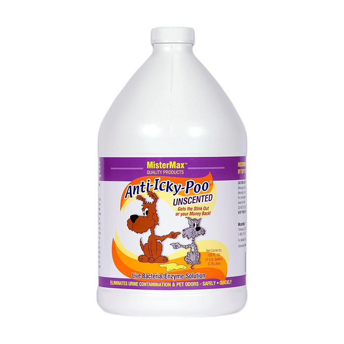 Mister Max Unscented Anti Icky Poo Odor Remover, Gallon Size