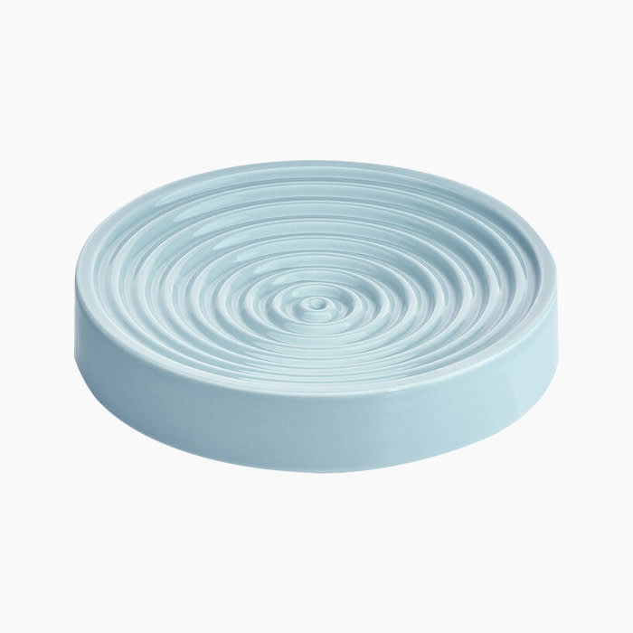 the blue spiral bowl