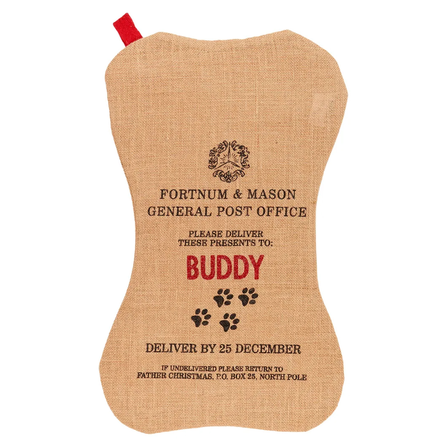 Fortnum and Mason Dog Christmas Stocking