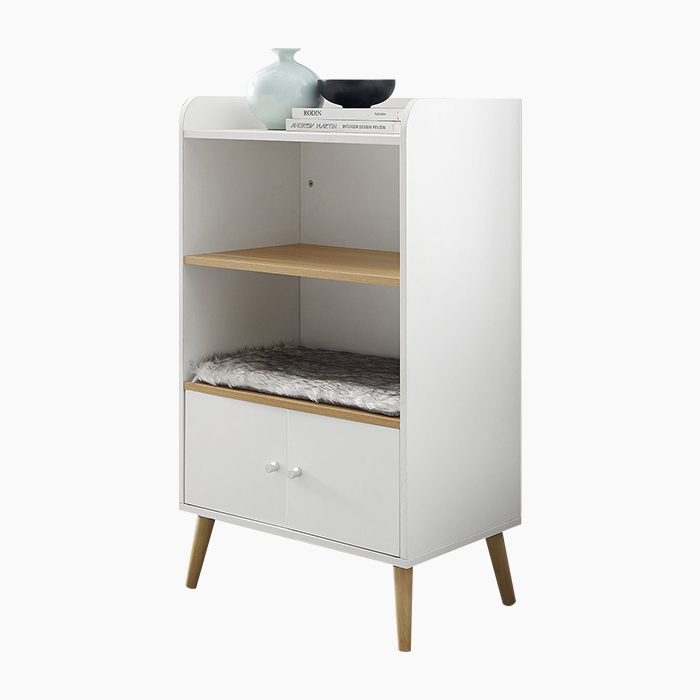 the cat condo in white