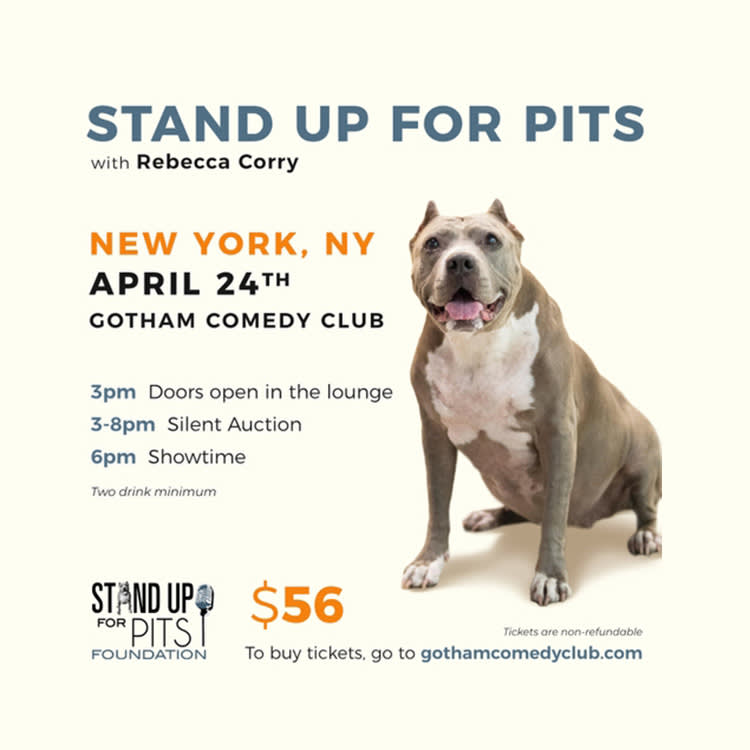 stand up for pits at gotham comedy club