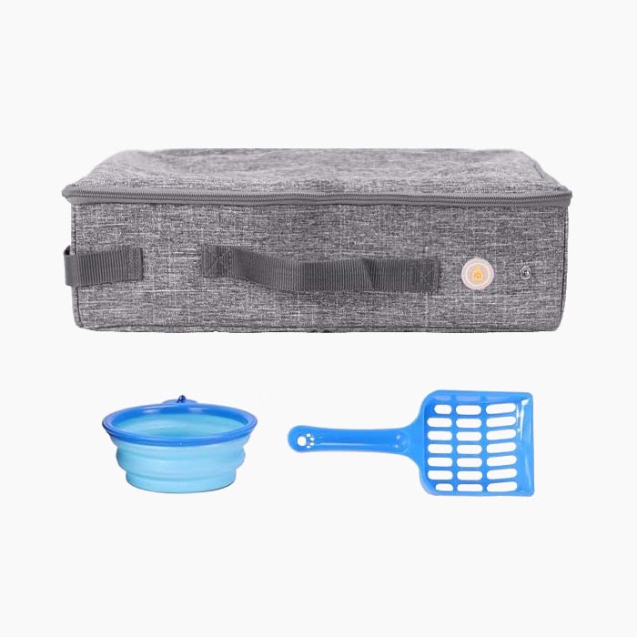 the portable cat litter box