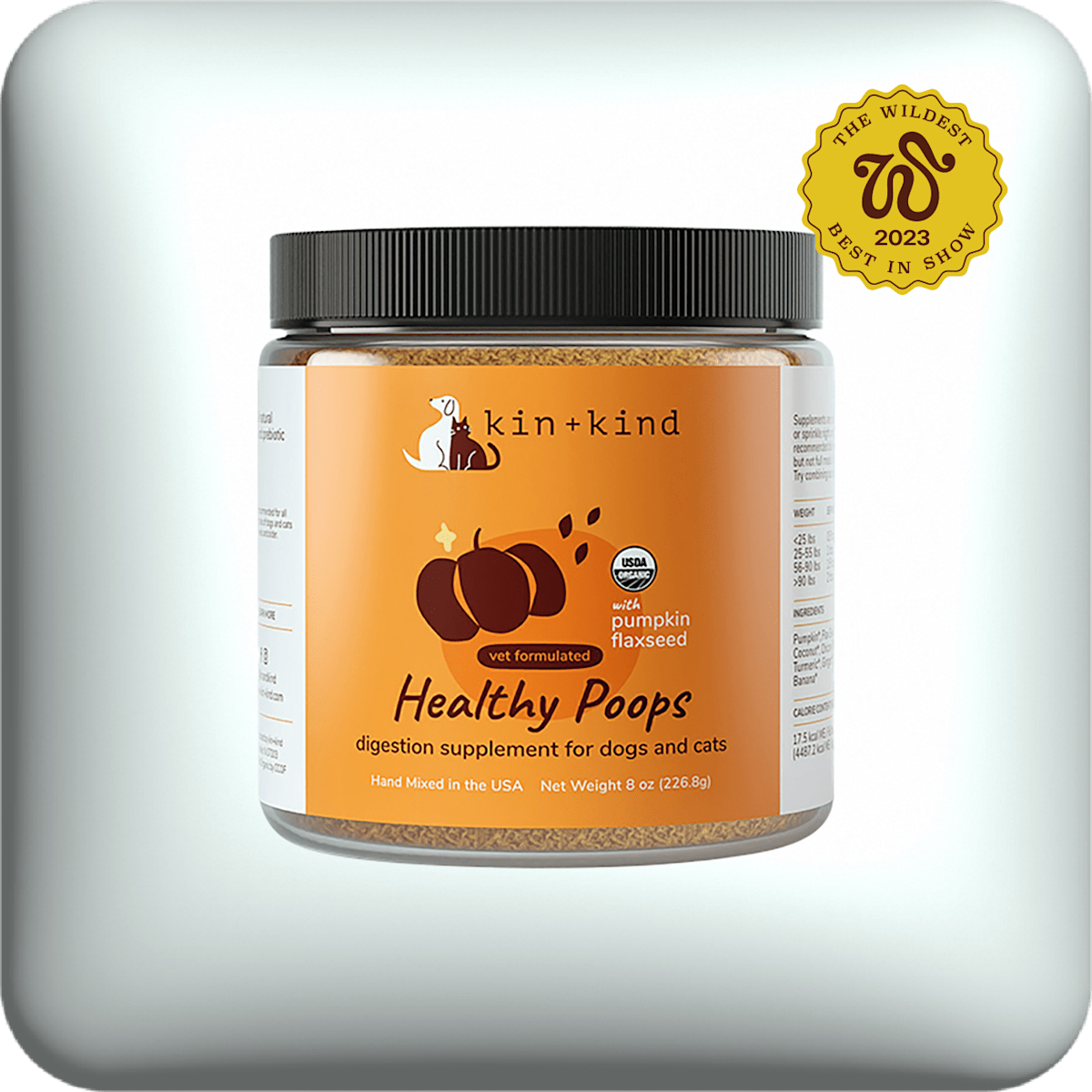 kin+kind healthy poops supplement