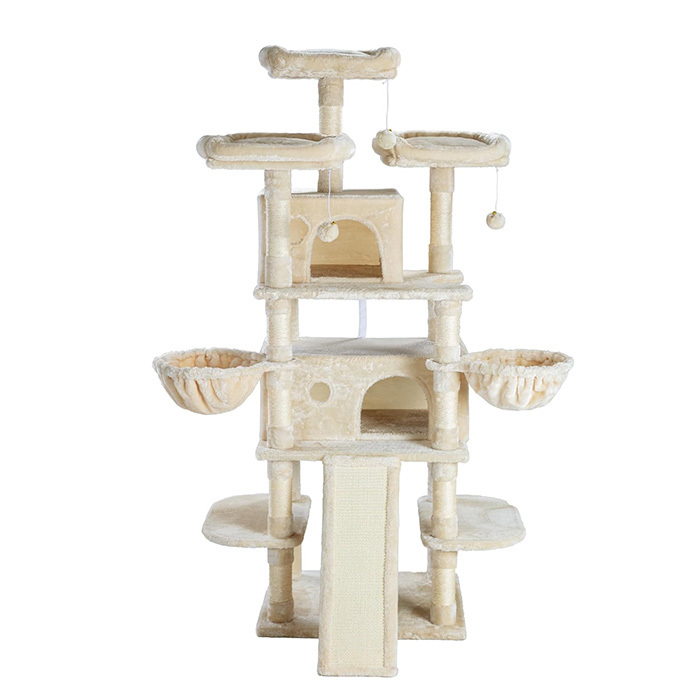 SHA CERLIN 68 Inches Multi-Level Large Cat Tree