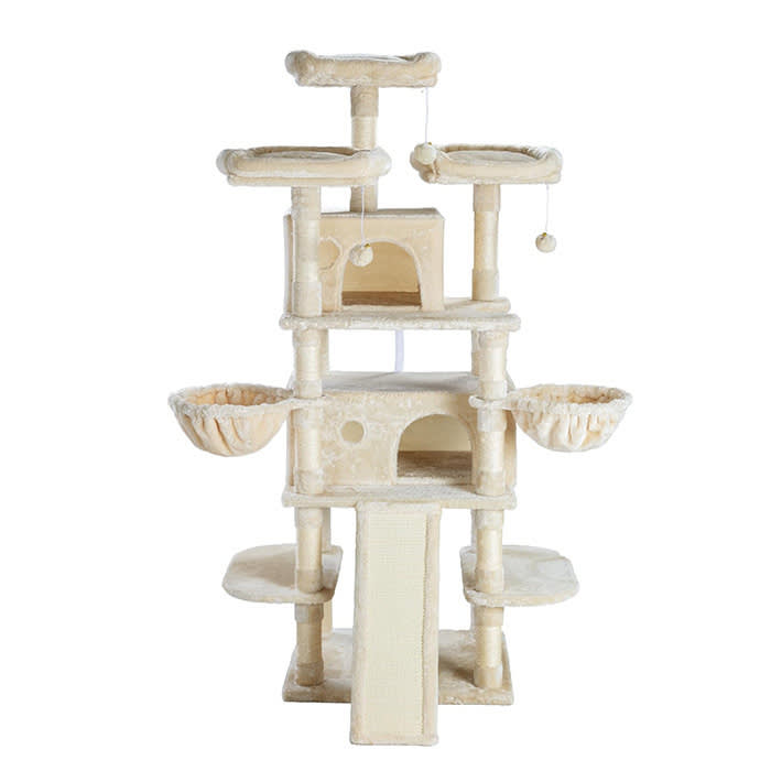 SHA CERLIN 68 Inches Multi-Level Large Cat Tree