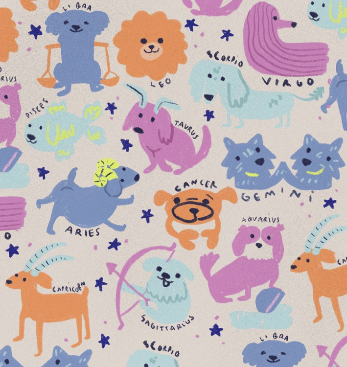 andrea caceres astrology illustration 