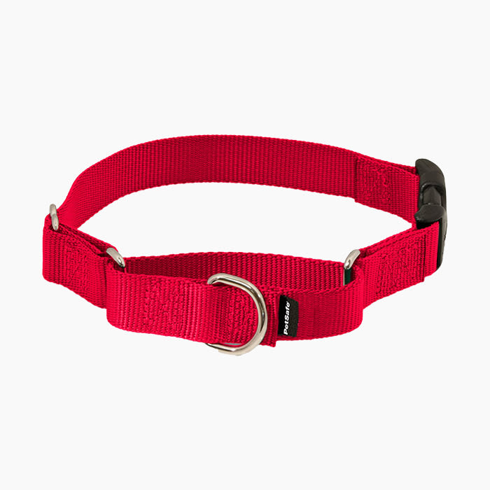 the collar in red