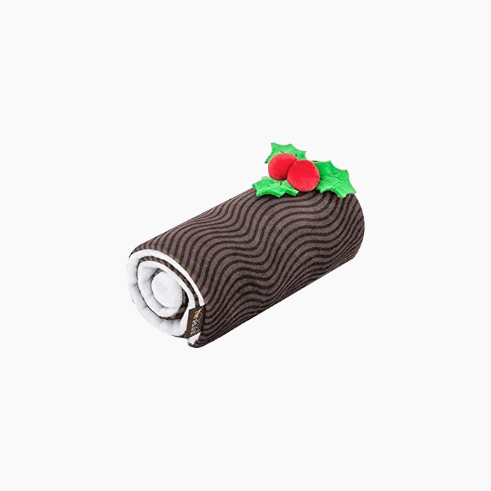 tasty bone yule log plush toy