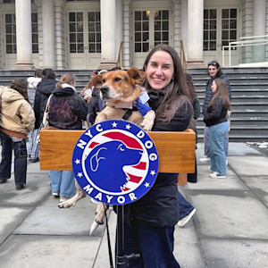 Official dog mayor of New York City.