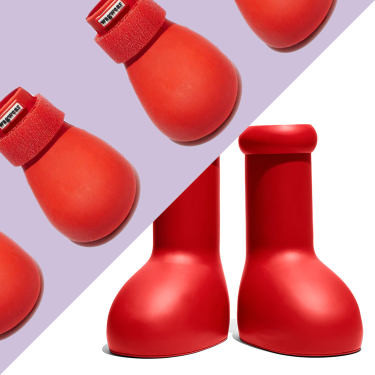 These Big Red Objects From MSCHF Claim to Be Boots - The New York